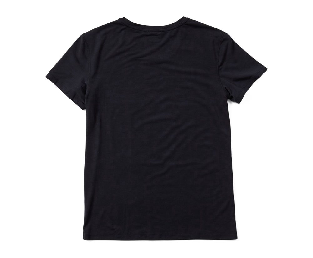 Merrell Kort Ærme Dame - Tencel™ Tee - Sort - MEP781429